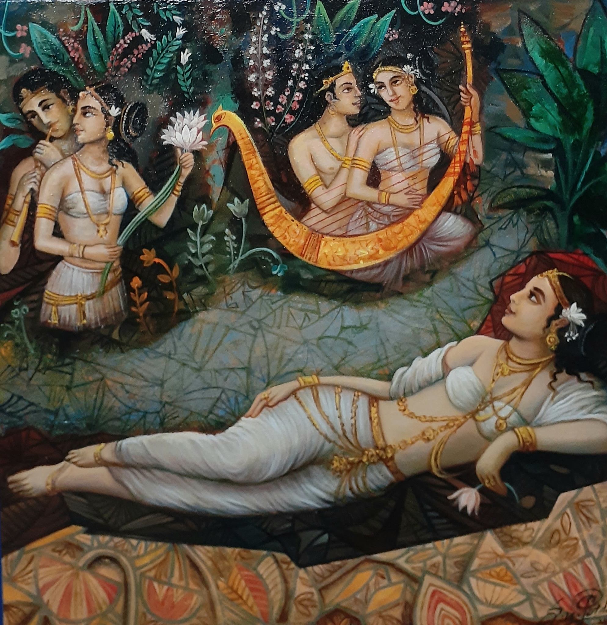 The musical entertainment for the princess